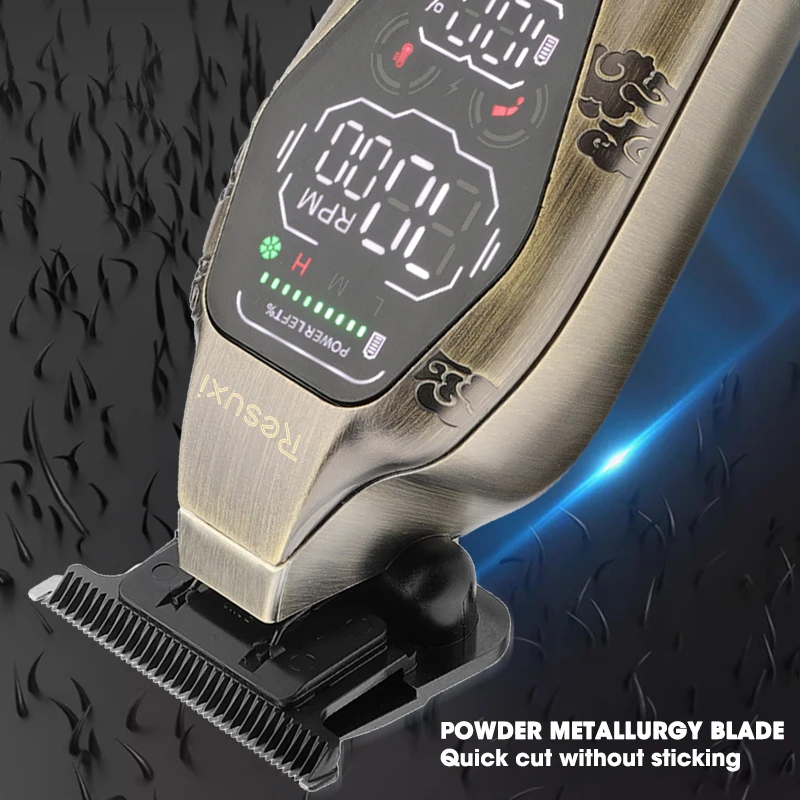 Powder Metallurgy Electric Metal Oil Hair Clipper Hair Salon Electric Hair Clipper 5