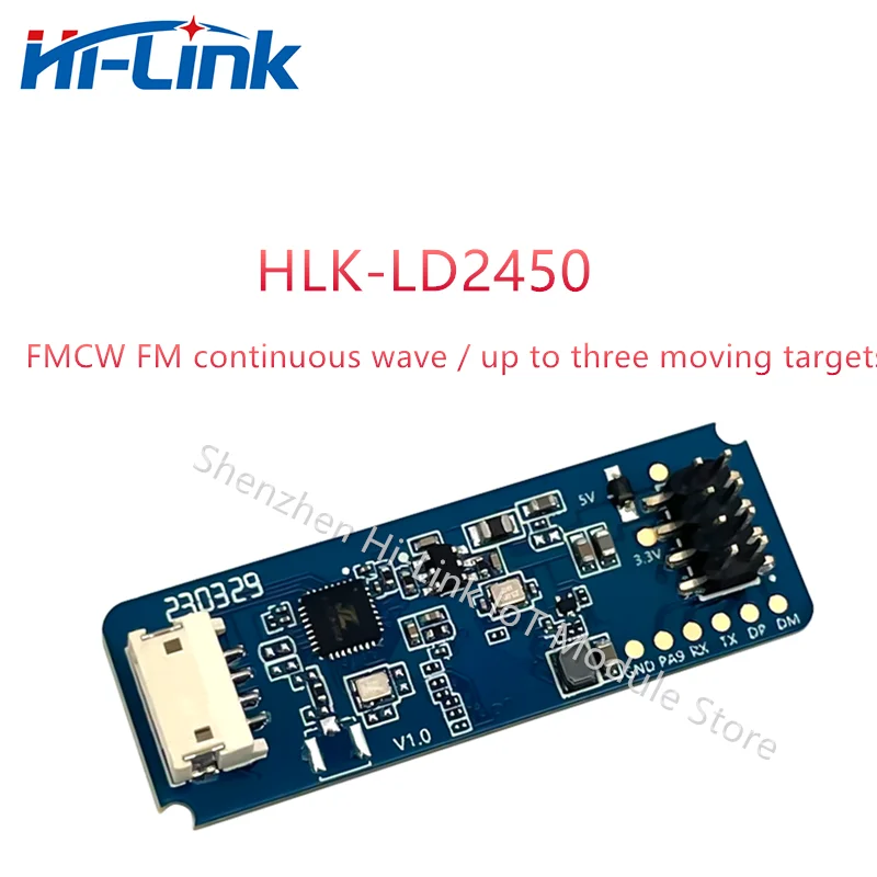 20pcs/Lot Hilink 24G MM Wave Human Motion Tracking Radar Module HLK-LD2450 1T2R Wall-mounted Sensing distance 6M