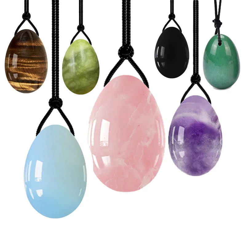 

Yoni Egg Jade Eggs For Kegel Exercise Vaginal Muscle Tightening Jade Massager Crystal Kegel Eggs Natural Jade Massage Stone 1PCS