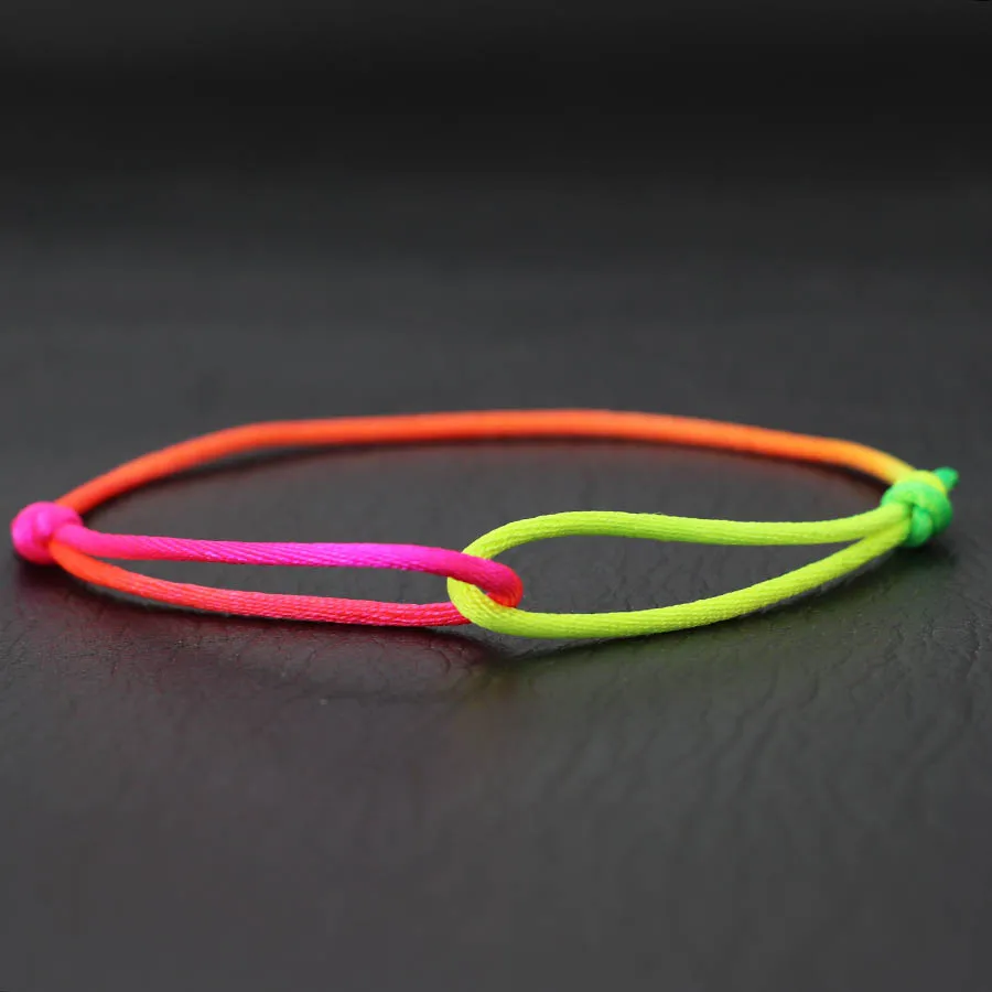 Red Thread Chinese Knotted Adjustable Bracelet for Men and Women