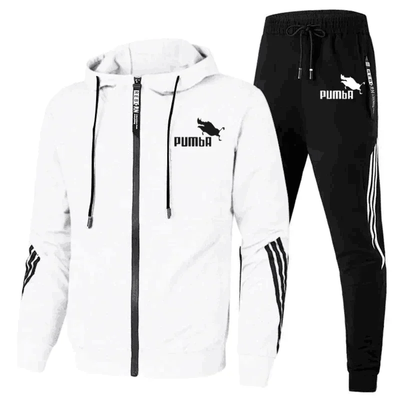 Men's Zipper Jacket and Pants, Winter Jacket, Casual Sportswear, Sportswear, Sportswear Set, Men's Wear, Brand 4