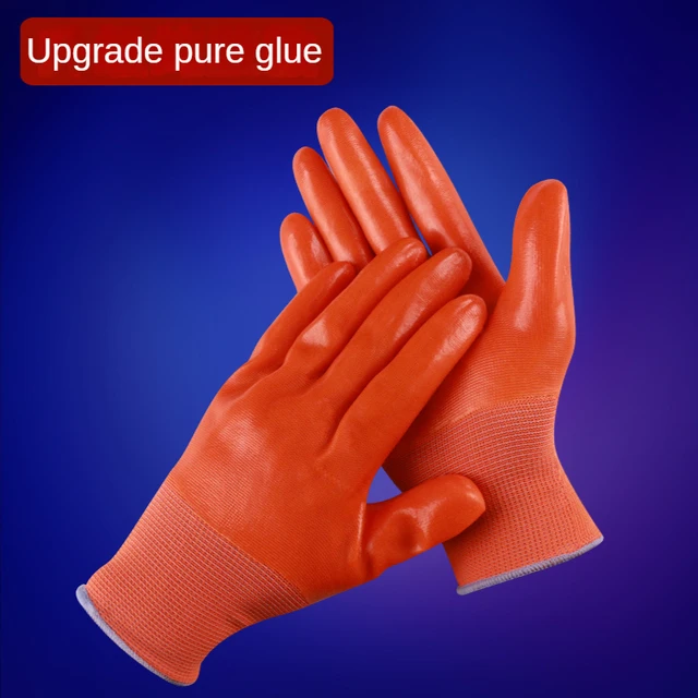 VITCOCO 12 Pairs Full Rubber Oil Resistant and Waterproof PVC Full Hang