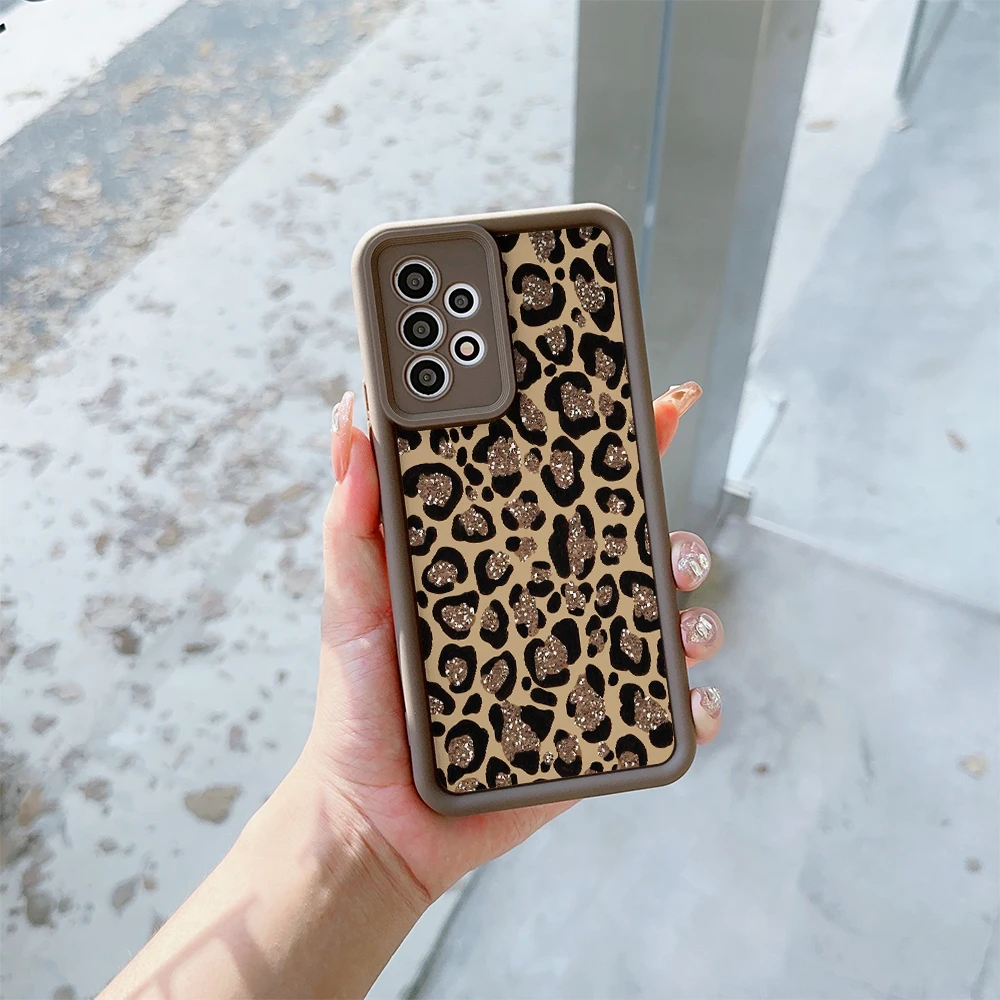 Vintage Brown Leopard Print Phone Case