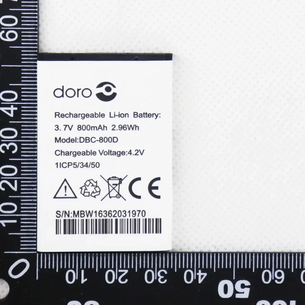 Power Tool Battery Rechargeable Lithium Batteries Rechargeable Nickel Zinc Batteries Rechargeable Nickel Metal Hydride Batteries Disposable Alkaline Batteries 3.7V 800mAh For Doro 500 506 508 509 510 515 6520 6030