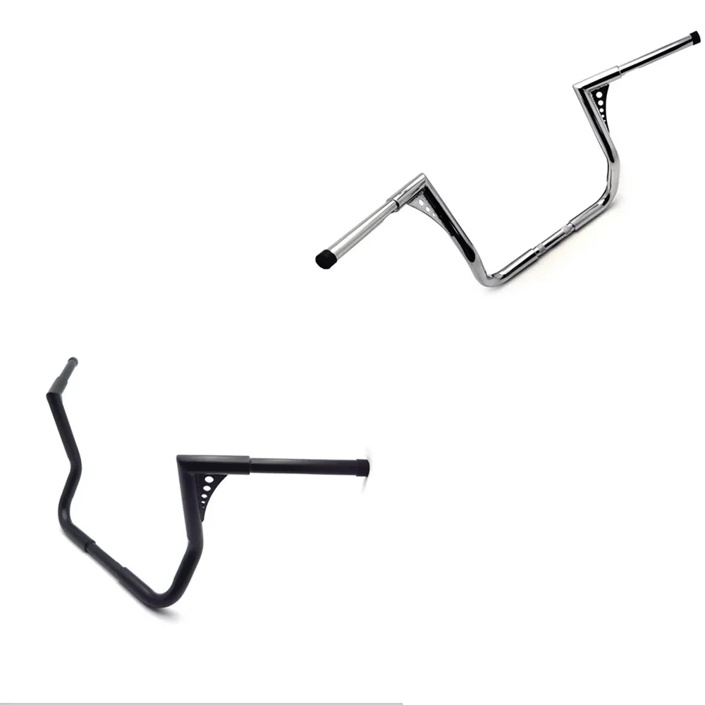 12 "Rise Ape Hangers Bar 1-1/4" Manubri Adatti Per Harley Davidson Touring Electra Glide Aftermarket Parti Di Motociclette Cromate