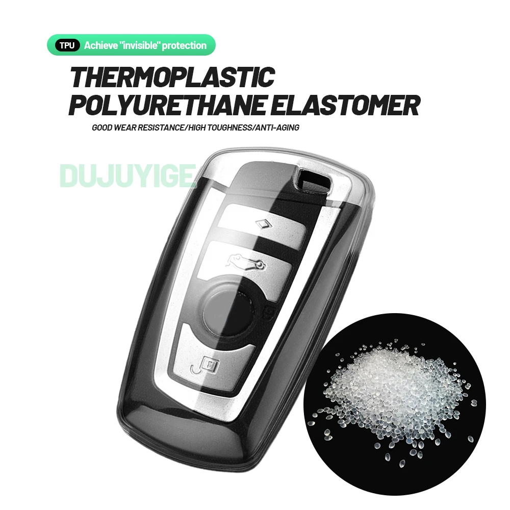 Transparent TPU Car Key Case - Protective Shell