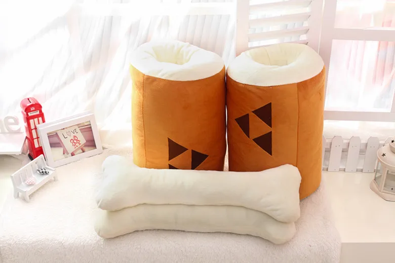 Nice Monster Hunter Huge Grilled Meat Pillow Plush Barbecu with Big Bone Stuffed Toy Children's Christmas Home Decoration Gift