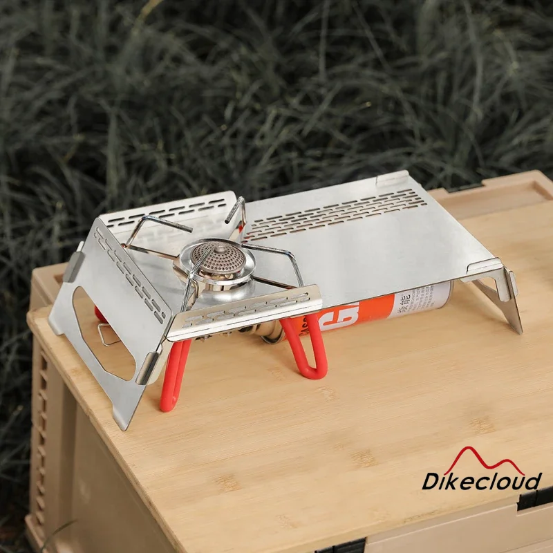 1 Portable Outdoor Stove Folding Camping Table Heat Heat Insulation Gas Stove Stand For Soto St-310 / St330 / Cb-jcb