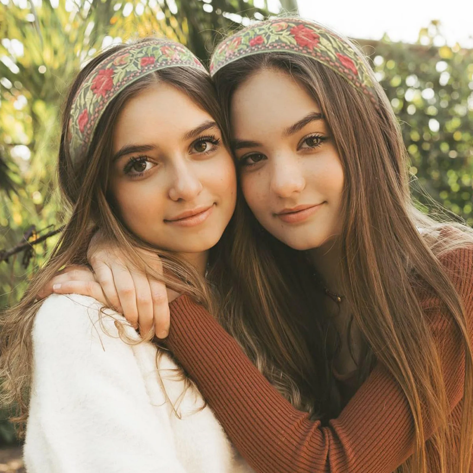 1PC Embroidered Floral Headbands Set: 3 Pcs Mesh Hair Bands with Flower Patterns, Elegant Hair Accessories for Women