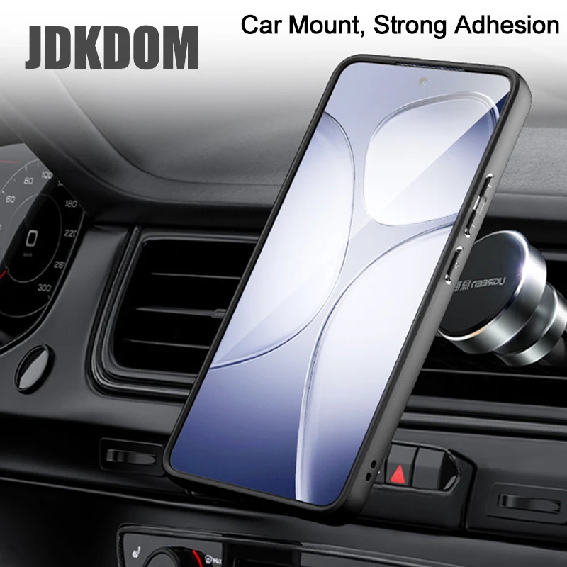 Magnetic Matte Phone Case with Enhanced Durability and Sleek Design