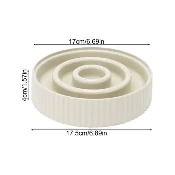 Pet Slower Feeder Anti Gulping Bloat Stop Food Eating Puzzle Bowl Pet Slow Food Bowls For Pets Of All Sizes Dog Slow Feeders For 6