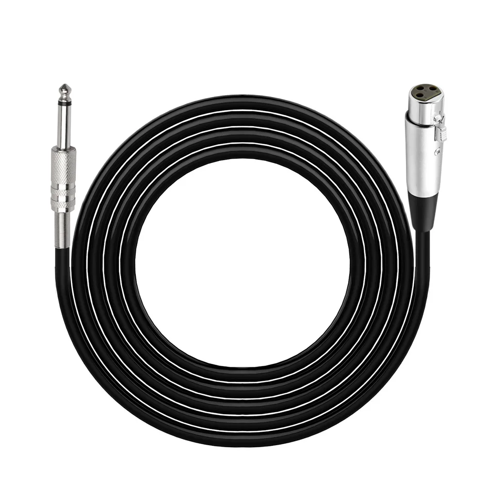 Jack Jack Jack 6.5 mm Macho para Xlr Fêmea Microfone Cabo de 4.5 Metros Microfone Cabo de Áudio Xlr 1