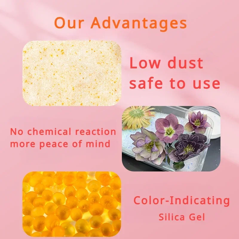 Silica Gel Crystals Desiccant for Flower Drying DIY Specimen Making Moisture Absorbers silica gel desiccant moisture absorber