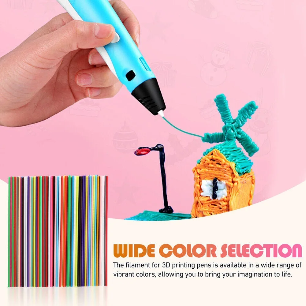 3D 도들러 스타트 펜 액세서리 3D 펜 필라멘트 리필 PCL 22/32 색상 아트 프린터 3D 도들러 펜 리필 2.5mm DIY 선물