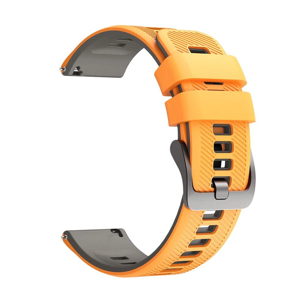 22mm Silicone Smartwatch Sport Bracelet - Soft Strap & Band Accessory