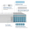 King Size Mattress, 12" Deep Sleeper Mattress, Extra Lumbar and Shoulder Support, Hybrid Plush Mattress with Gel Memory Foam 5