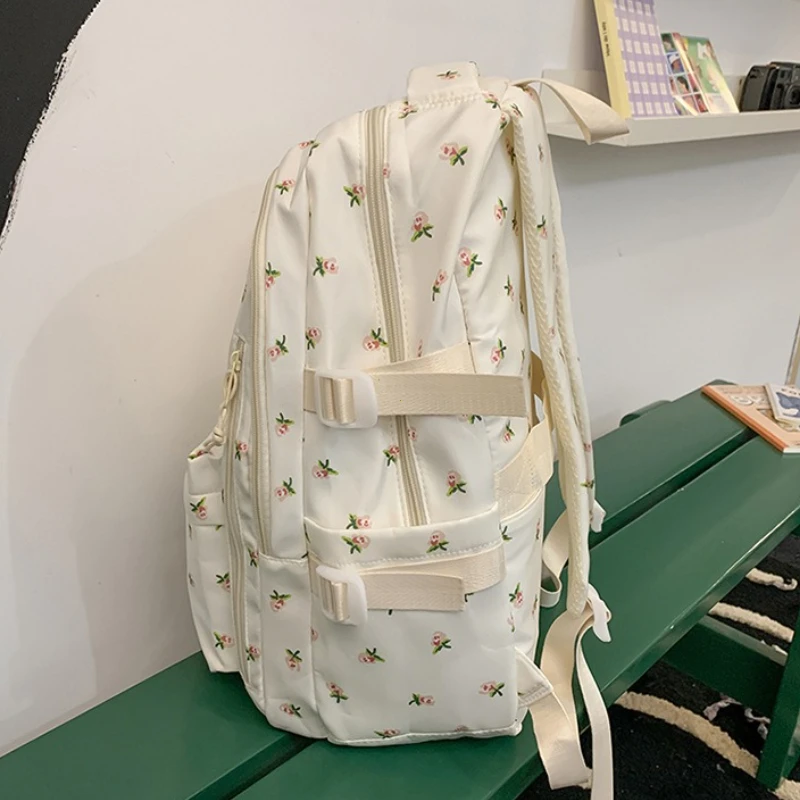 Zaino carino Borsa da scuola per ragazze alla moda Zaino per studenti di grande capacità per adolescenti Borsa da viaggio portatile per bambini Bookbag - immagine 4