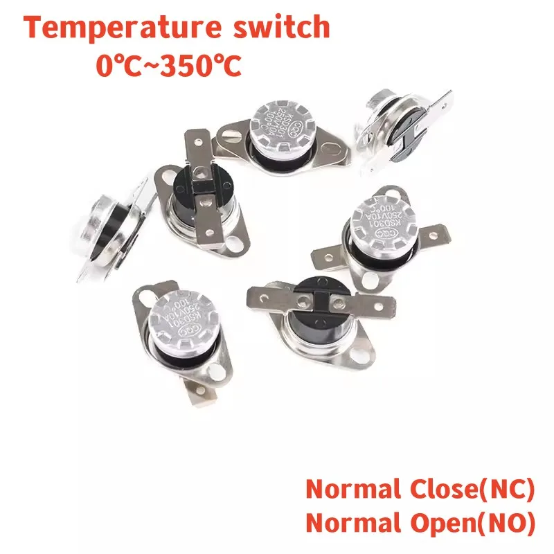 3 Thermostats KSD9700 85°C - Bilame, Contact NC, 250V 5A - Lot De 3 Pièces Uxcell