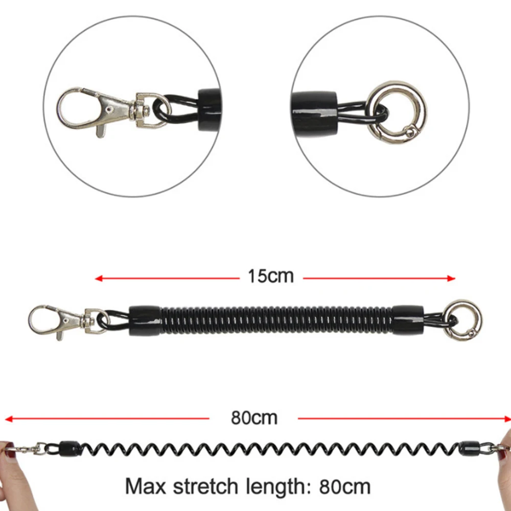 Outdoor Portable Anti-drop Mobile Phone Safety Lanyard Tool Anti-drop elastic lanyard Gift for old man/ For trip