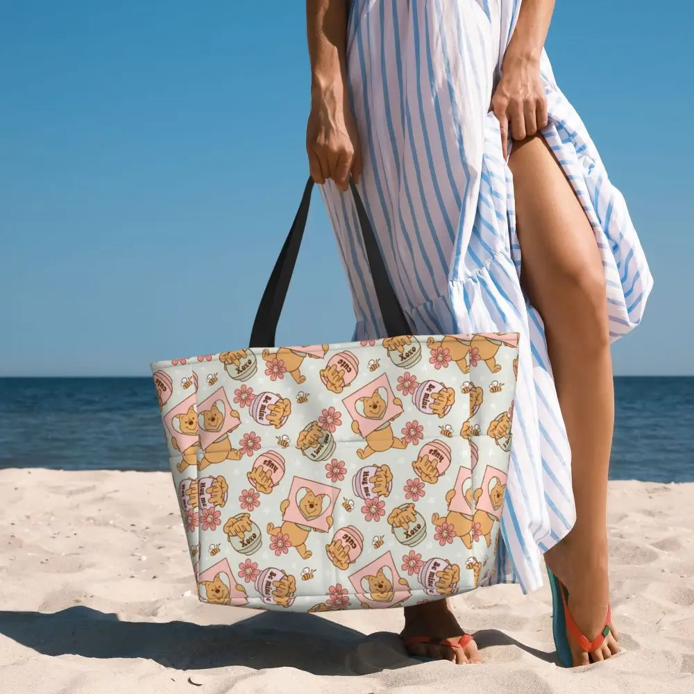 Large Beach Tote Bag Women Waterproof Sandproof Tote Bags for Pool Party S60c611d6e9f5402db51a53418f0f7d49N
