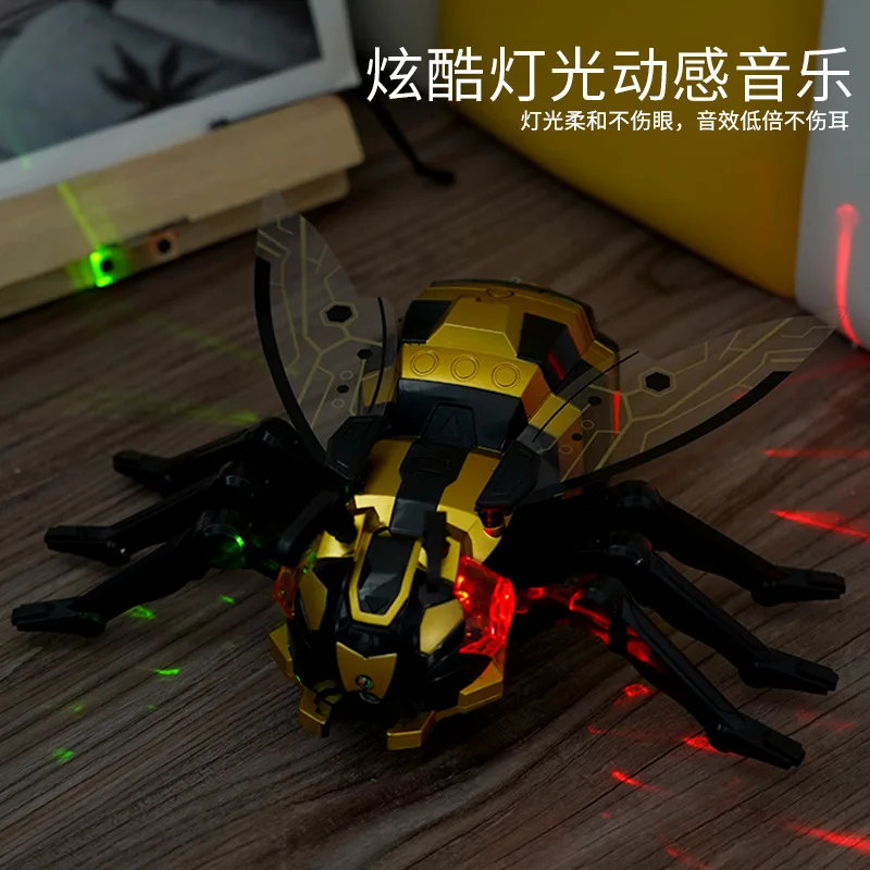 Remote Control Simulation Spray Spider Bee Dragonfly Insect Toy Children'S Boy Remote Control Toy Brings Happy Gifts To Children 4