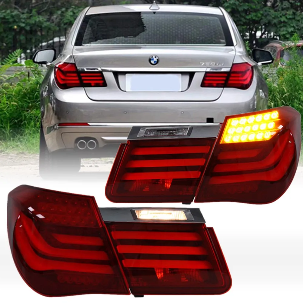 

Автомобильные светодиодные задние фонари для BMW серий 7, задний фонарь 2009-2015 F01 F02 730 740li, аксессуары для ремонта, подсветка в сборе, Plug And Play