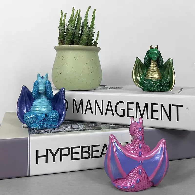 

Dragon Small Decoration for Home, Bedroom, Living Room, Desktop, Do Not Listen to Do Not Say, Animal Creative Decoration
