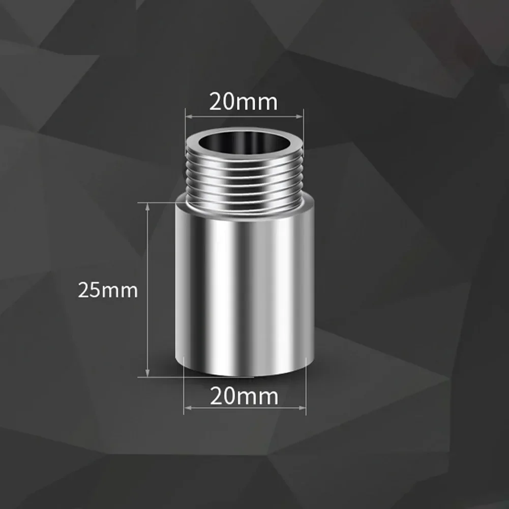 Stainless Steel Tube Extension Pipe Silver 10-60mm Bathroom Accessories Fittings For Water Pipes For Plumbing System 4