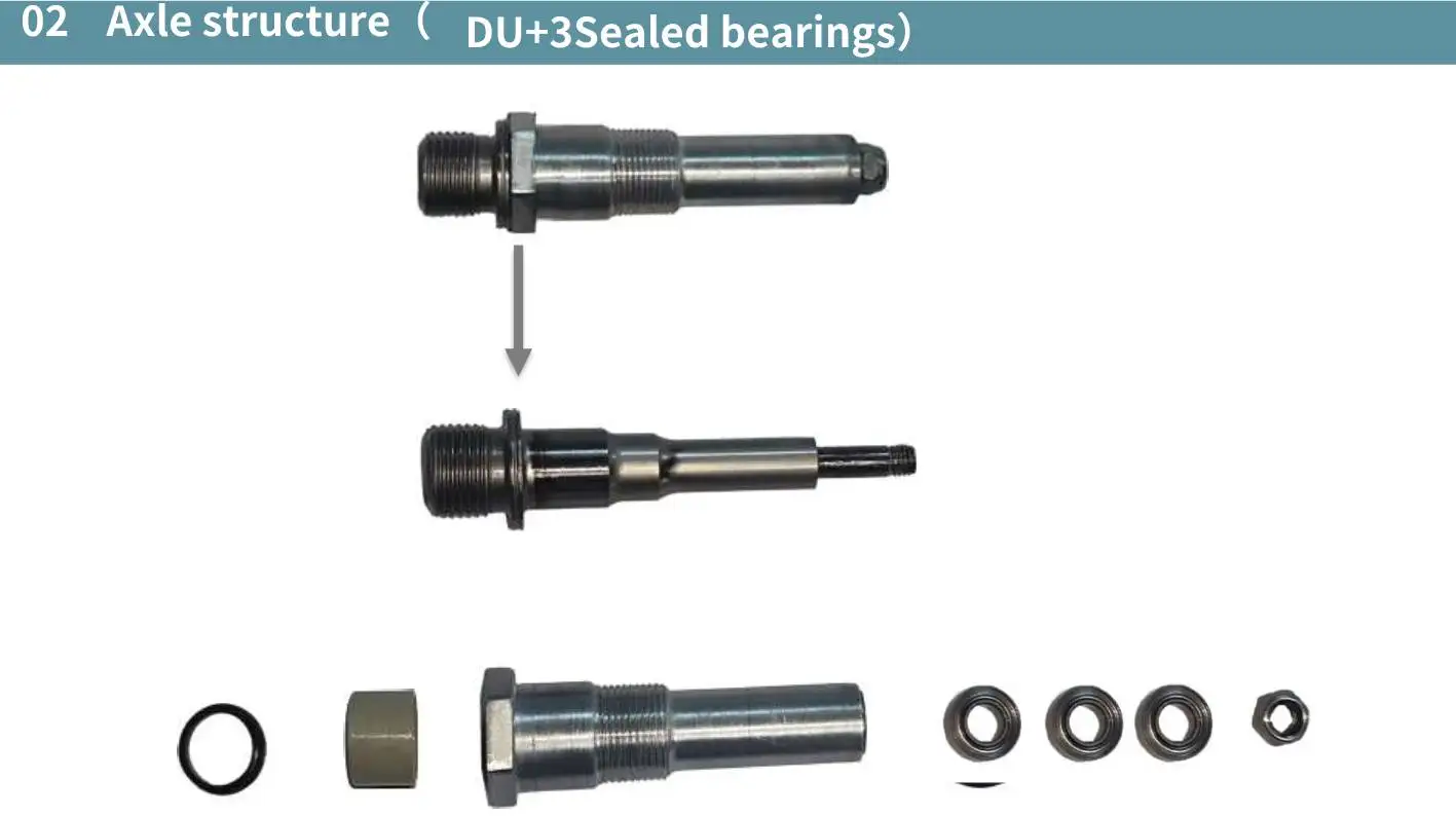 Description Picture 5 of itemNew TAOZIK-Ultralight Widened Bicycle Pedals, CNC DU + 3Sealed Bearings, Mountain Road Bikes High-Strength Bike Part Accessories