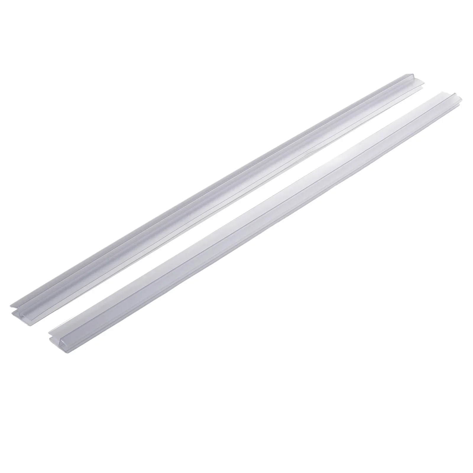 Shower Door Seal 2pcs 50cm Transparent PVC For Screens Doors