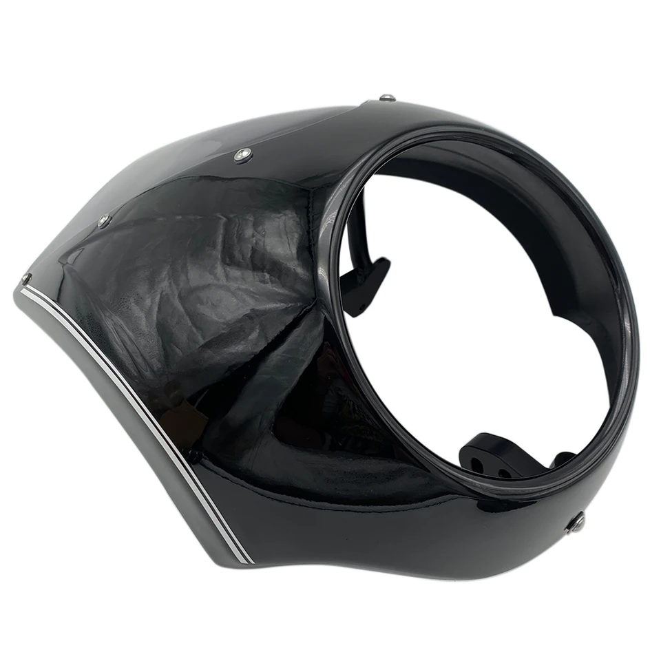 BMW R18 Motorcycle Headlight Fairing Mask - 4mm Polycarbonate Wind Screen For 2020-2023 Models