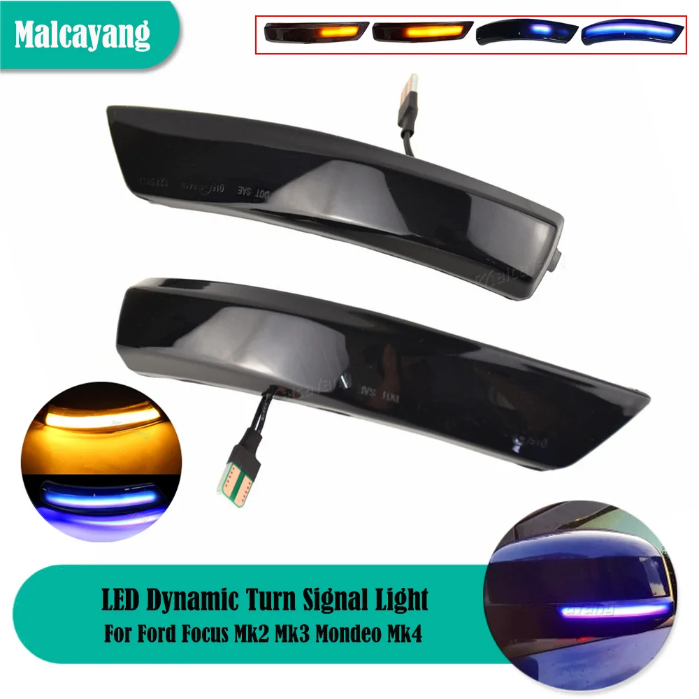 2×LED Spiegelblinker Außenspiegel Für Ford Focus II III MK2 MK3