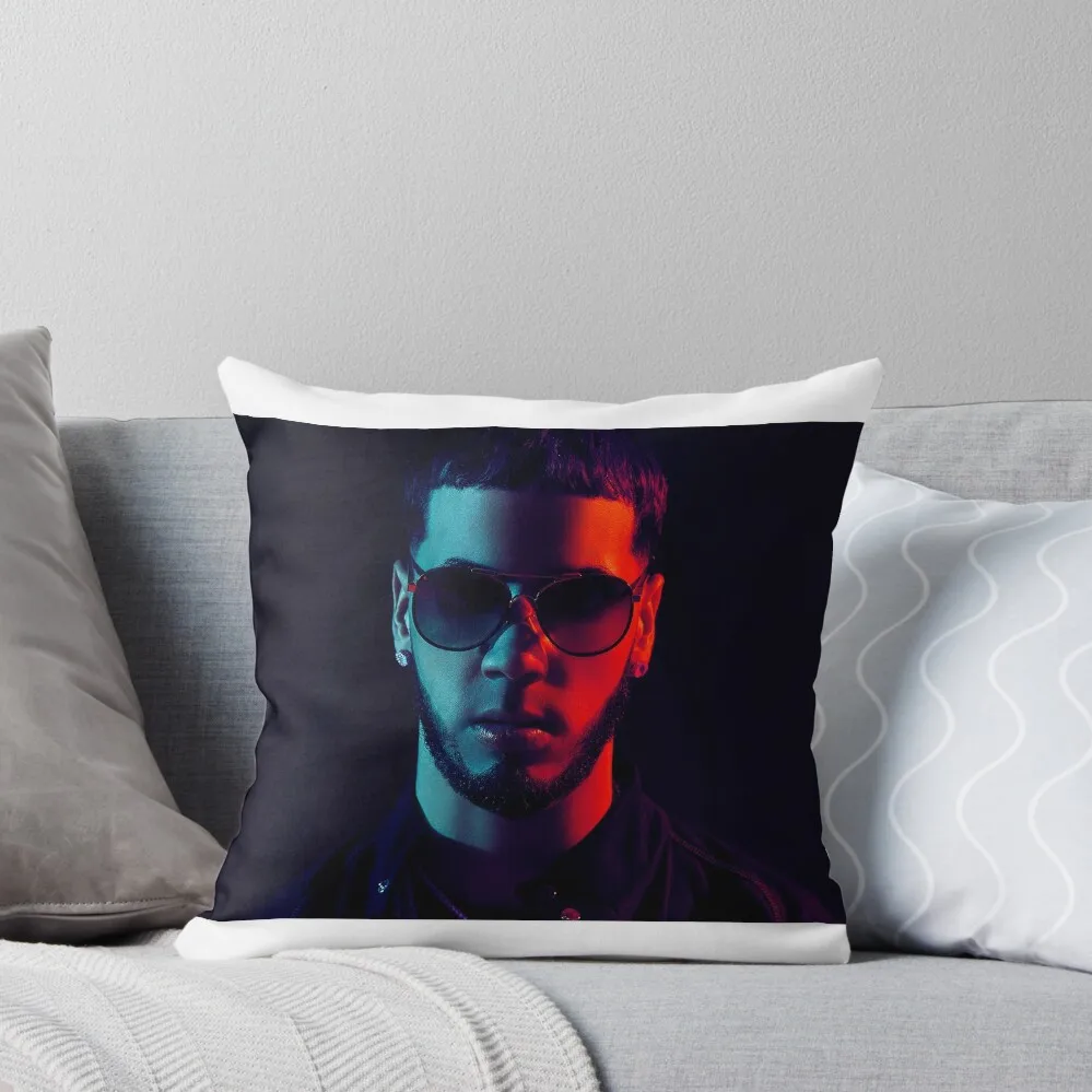 

Anuel AA Throw Pillow ornamental pillows Sofa Cushions