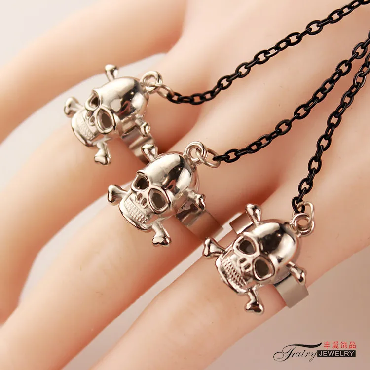Black Lace Flower Retro Bracelet Ring Set Women Accessories Black Gloves for Home Party Accessories Decorations White
