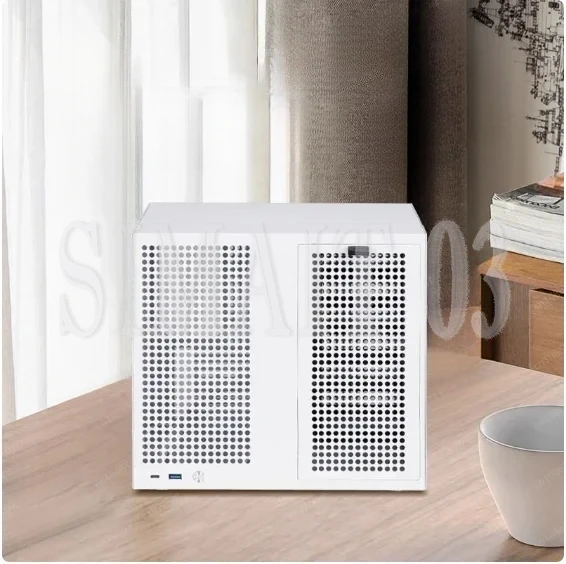 사기타리우스 8베이 NAS/서버 섀시 | MATX 및 ATX 지원 | 풀 하이트 PCIe 확장 카드 | AIO 스토리지 및 RAID 지원