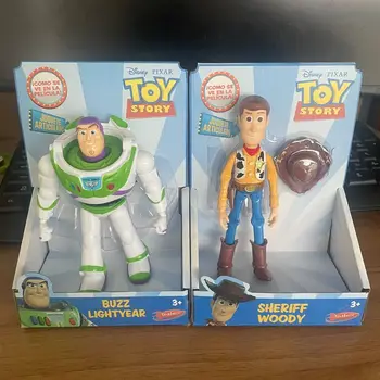 cartoon Toy Story 3 Buzz Lightyear woody Anime Figure desktop Toy Model Ornament children doll Collectibles Surprise HolidayGift