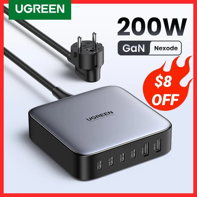 UGREEN 65W USB C Charger & 2-Pack 60W 3.3FT USB C to USB C Cable