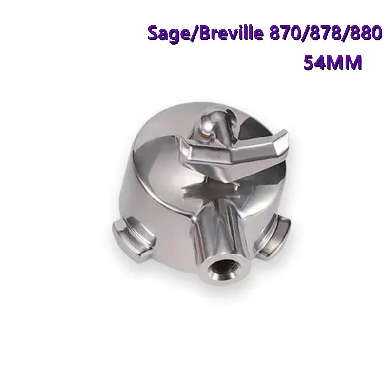 

Двойной Носик одна головка для кофейного портрета, фильтр шалфей, Breville 870, 878, 880, аксессуары для бариста, 54 мм