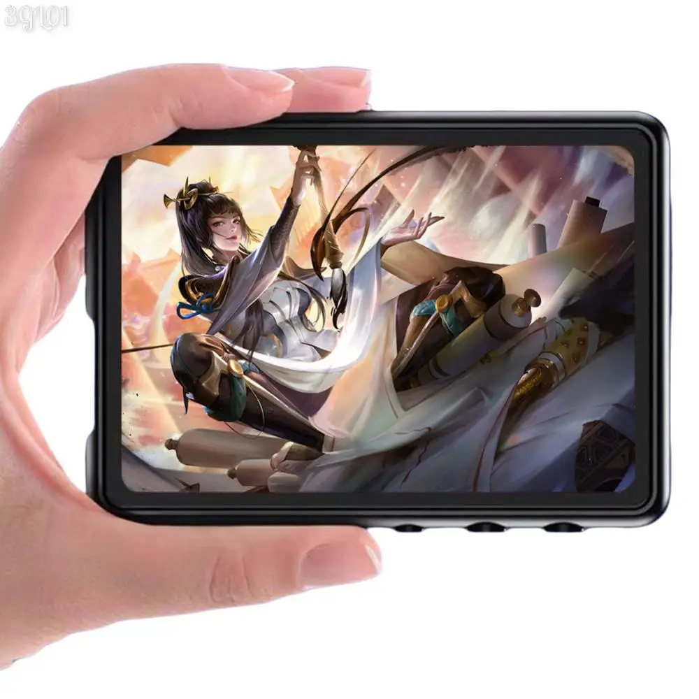 MP3 MP4 Player Full Touch Screen Lossless Music Player Bluetooth-Compatible HiFi MP4 Walkman w/ Speaker FM/E-Book/Recorder