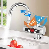 Robinet de chauffe-eau électrique ue 220V 3000W, avec pomme de douche 3S, chauffage rapide, eau chaude instantanée pour la cuisine 3