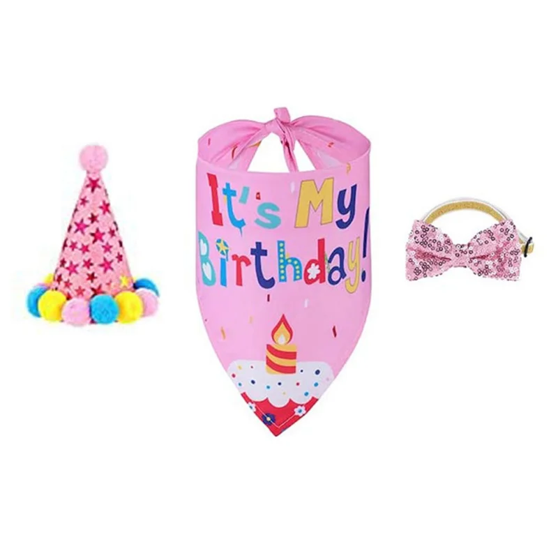 Title 15, Pets Happy Birthday Decoration Dog Costume Hats...