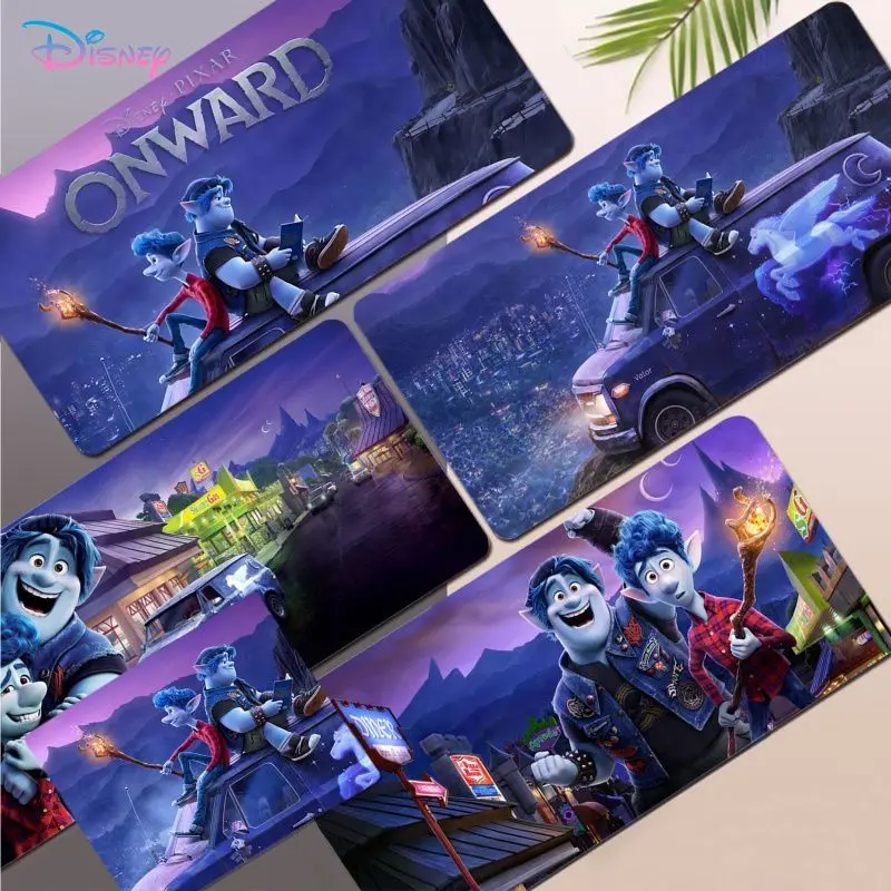 

Disney Onward Mousepad Funny Unique Desktop Pad Game Mousepad Size for large Edge Locking Game Keyboard Pad