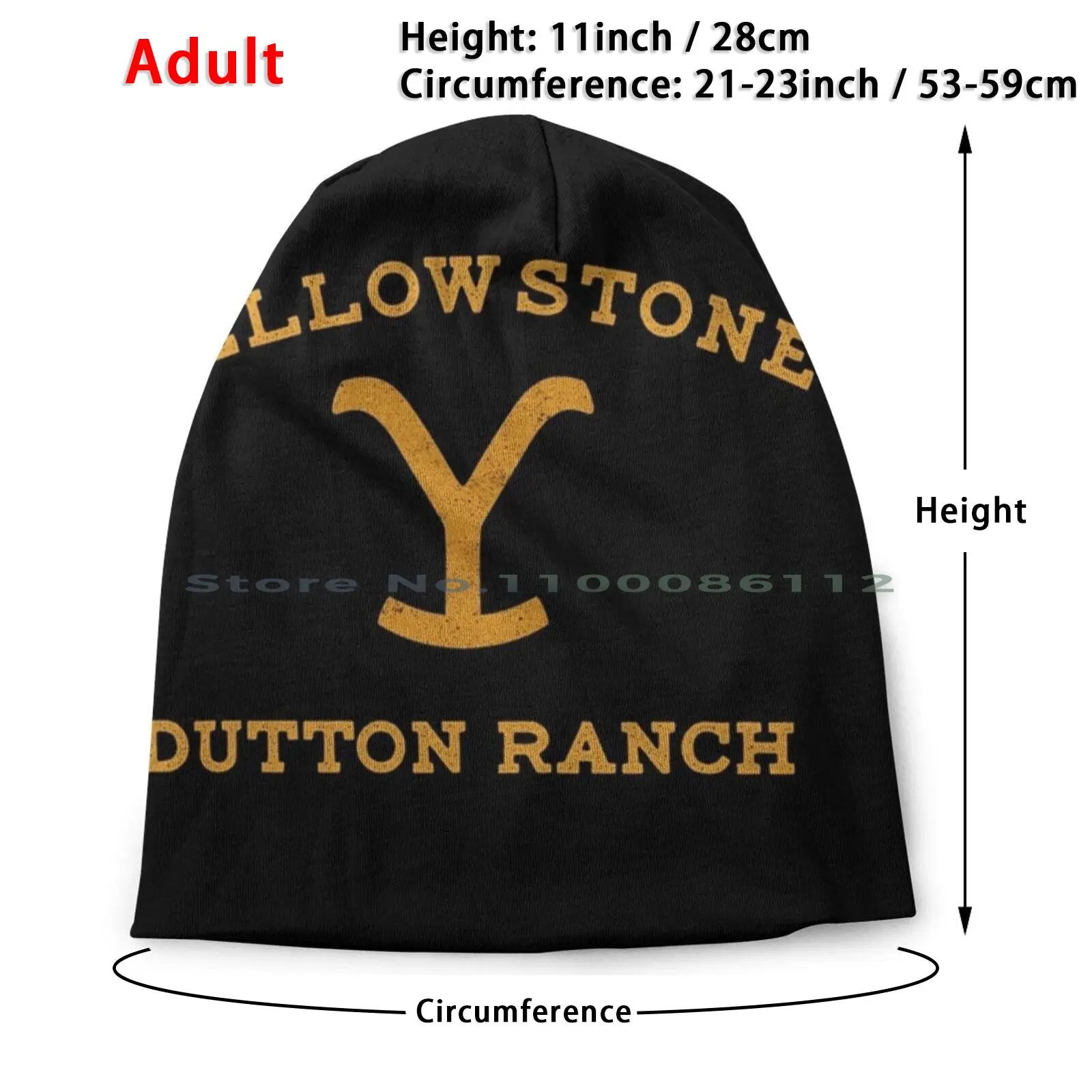 Yellowstone Ranch Beanies Knit Hat Yellowstone National Park John Dutton Beth Dutton Duttons Rip Wheeler Dutton Ranch Kayce 