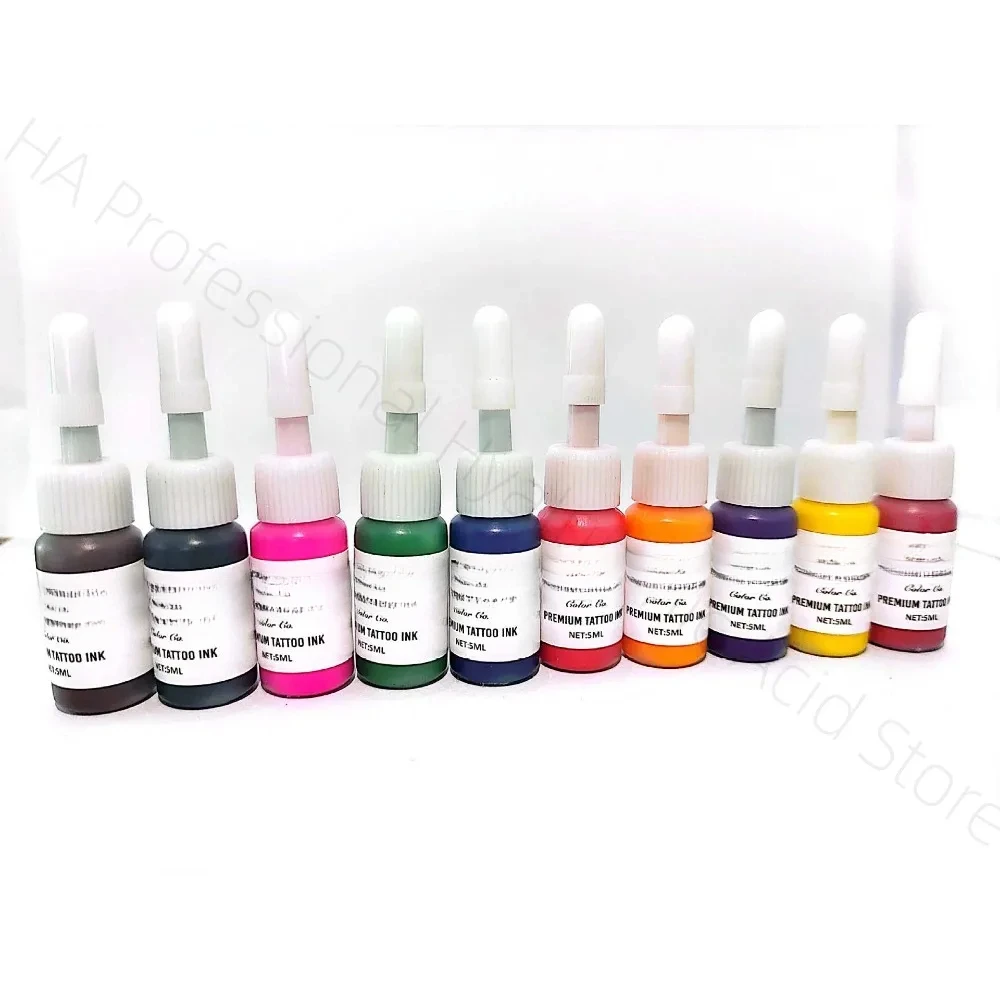 Tattoo ink pigment tattoo ink kit 5ml 10colors 1PC