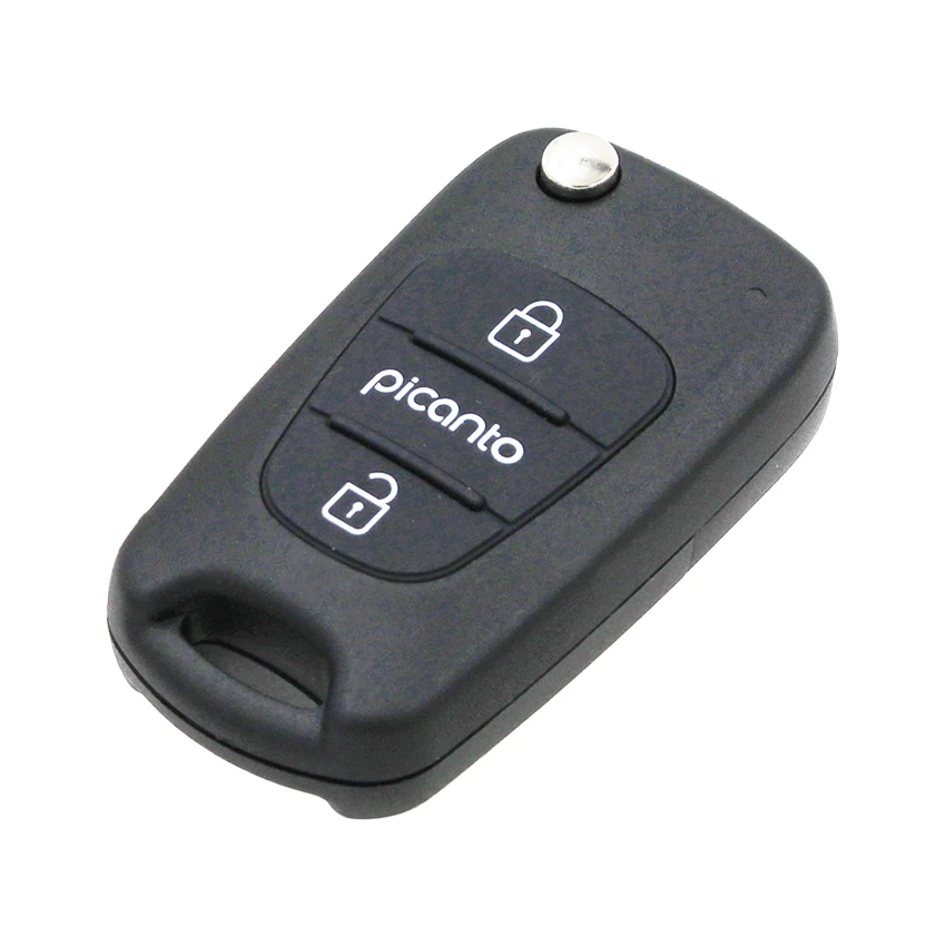 Promotion ! Replacement Folding Remote Key Shell Case Fob 3 Button for KIA Picanto
