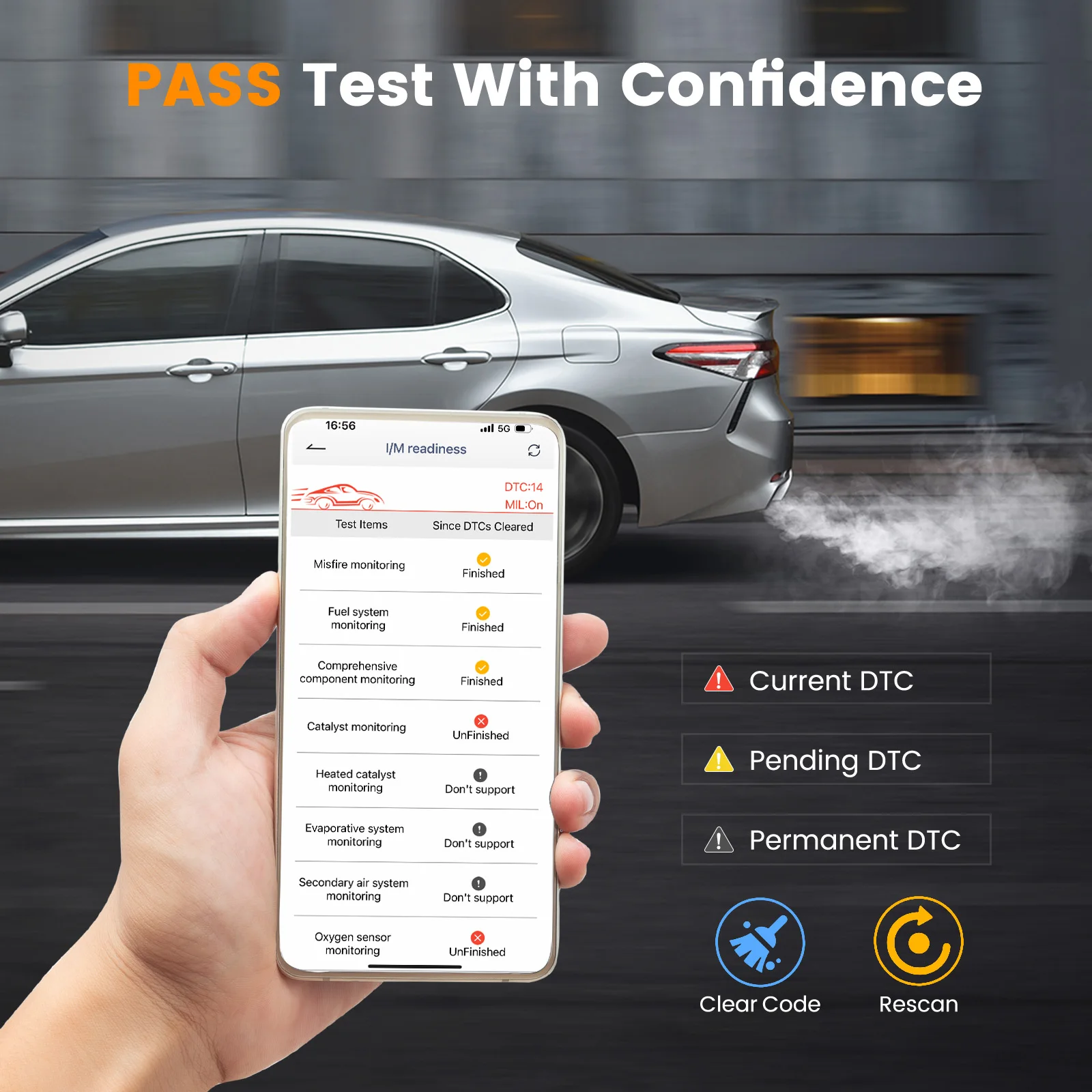 ANCEL AD310 BT Bluetooth OBD2 Scanner Classic Universal OBD II Scanner Car Engine Fault Code Reader CAN Diagnostic Scan Tool 6