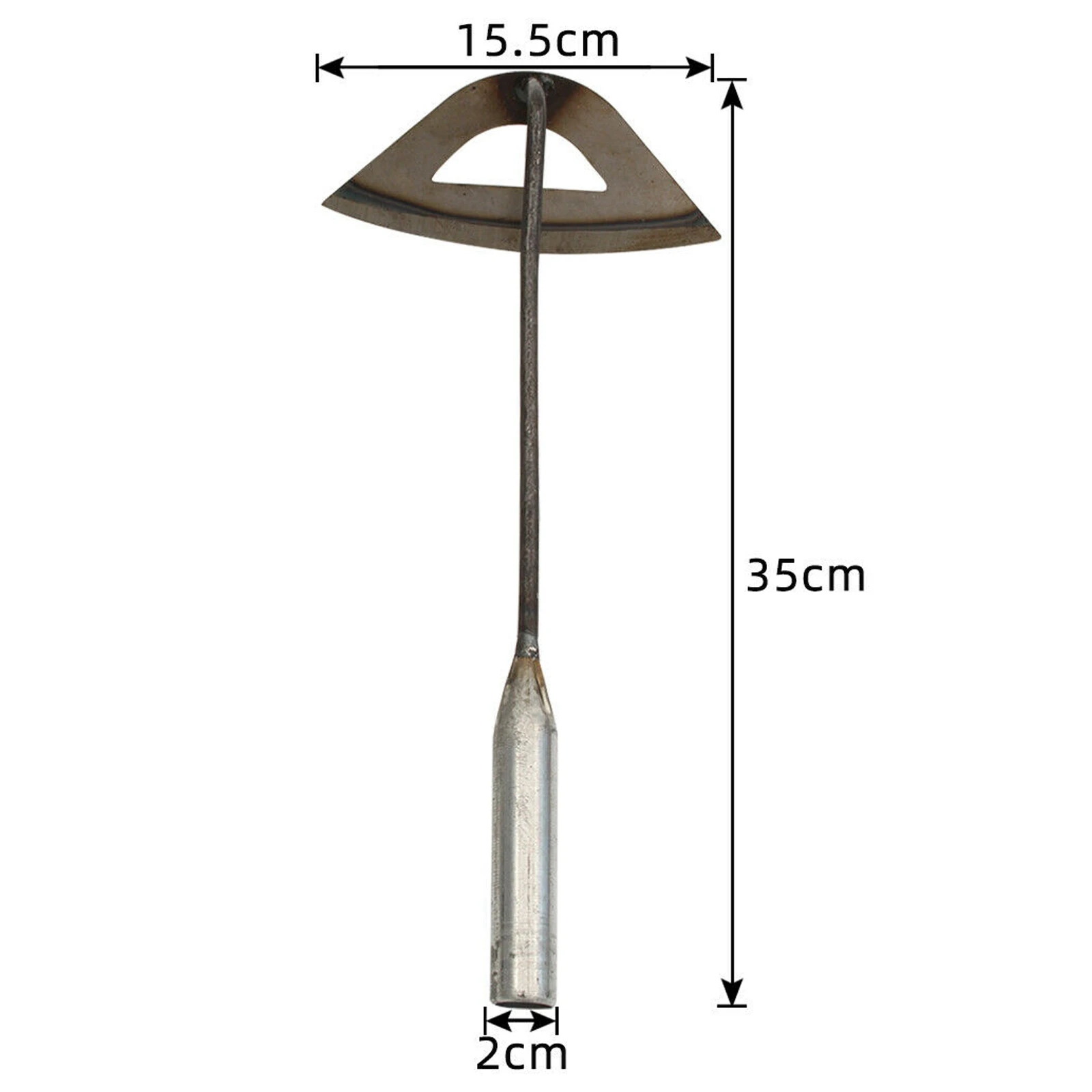 Weeding Tool - Leverage Metal Base Creates Perfect Angle for Easy Weed  Removal and Deeper Digging - Sharp V Nose Digs deep to Roots - Stainless  Rust Proof Steel 