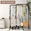 1Pc Clothing Storage Shelf Good Load Bearing Non-Slip Laundry Drying Rack Corrosion Resistant Freestanding Garment Storage Rack 1