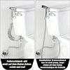 Handheld Bidet Toilet Sprayer Kit  stainless steel spray gun with 3 Way Valve，bellows Used for personal hygiene and pet bathing 5