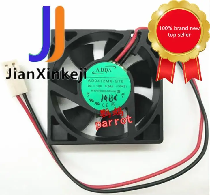 ECSiNG Server-Lüfter 12V - Quadratischer Kühler Für PC & Netzwerkgeräte